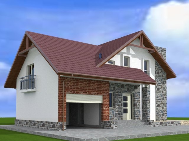 Project design. construction of a new customize house