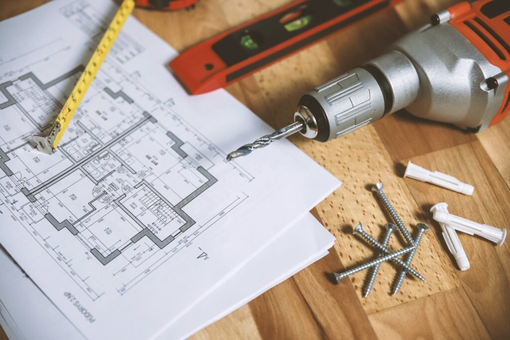 Renovation contractors' essential tool: The blueprint plans 