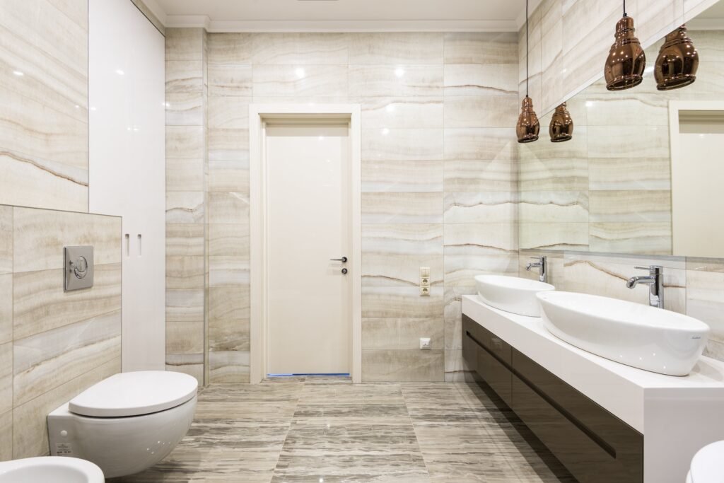 NYC Bathroom Renovation Making a Statement with Tiles