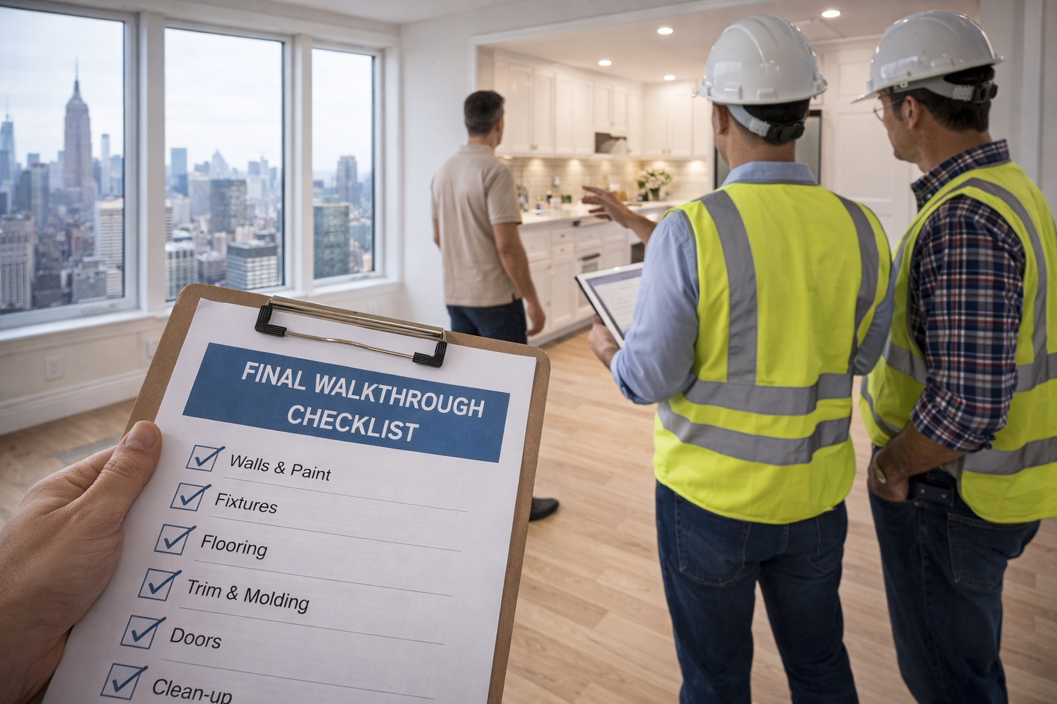 Final Walkthrough by Archi Builders Home Renovation NYC